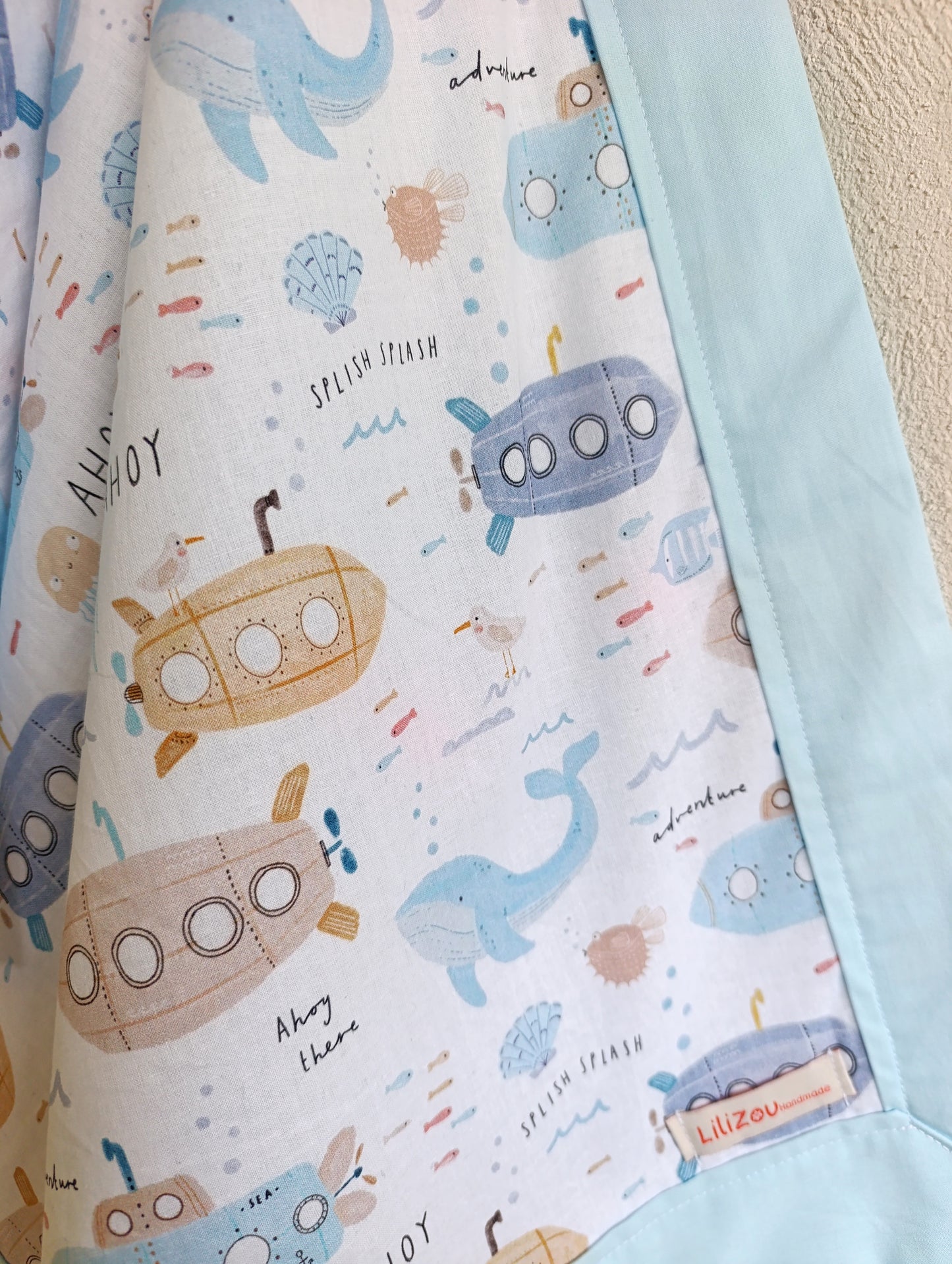 Χειροποίητο κουβερτάκι 70x100 AHOY