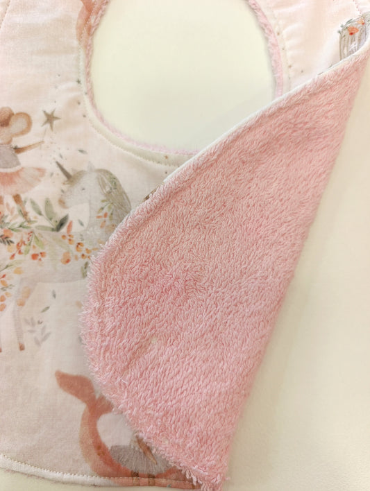 Χειροποίητη σαλιάρα ΦΑΝΤΑΣΜΕΝΗ ΠΟΝΤΙΚΙΝΑ