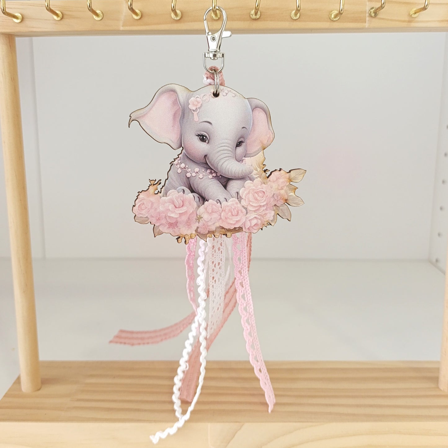 Χειροποίητο μπρελόκ ΕΛΕΦΑΝΤΑΚΙ