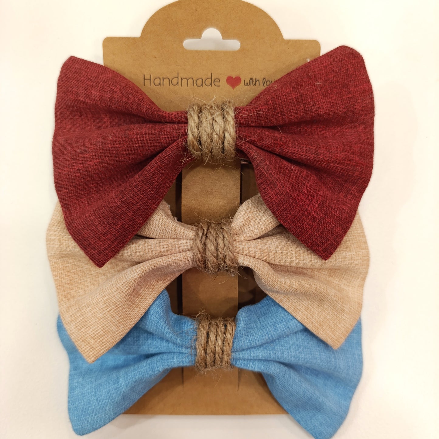 Σετ 3 Κοκαλάκια με Μεγάλο Φιογκάκι 109 Zero Waste