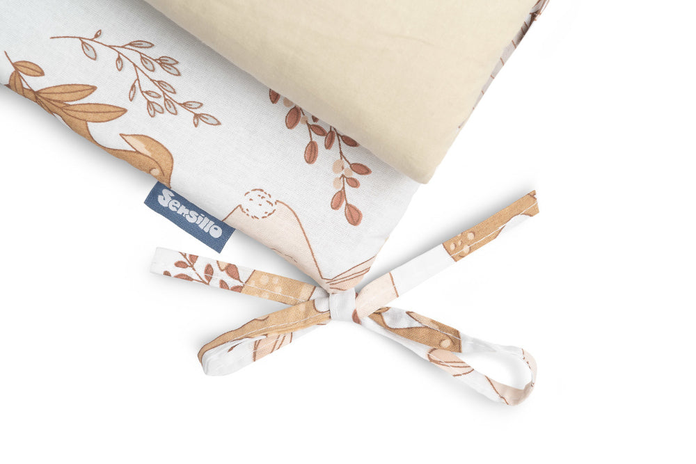 Πάντα 30x180cm Cotton Sensillo Wolf and Friends Beige