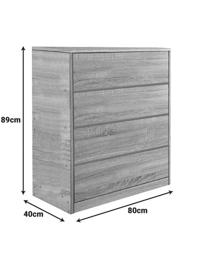 Συρταριέρα Kuanger mdf σε λευκή απόχρωση 80x40x89εκ