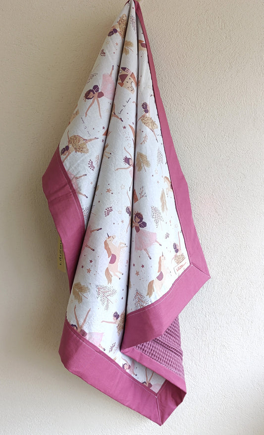 Χειροποίητο κουβερτάκι 70x100 ΜΠΑΛΑΡΙΝΕΣ ΣΤΟ ΔΑΣΟΣ