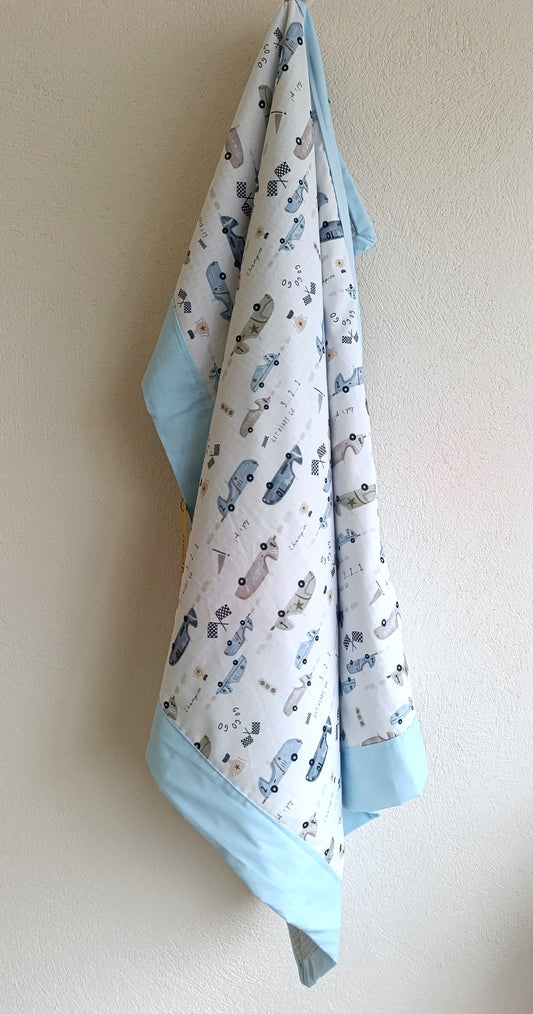 Χειροποίητο κουβερτάκι 70x100 ΡΕΤΡΟ ΦΟΡΜΟΥΛΑ