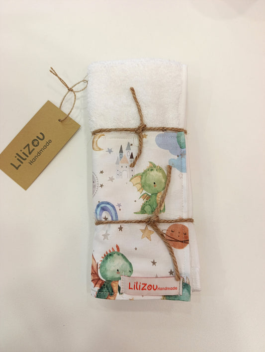 Πετσέτα χεριών 30x50 , φάσα ΔΡΑΚΟΙ ΠΑΡΑΜΥΘΙΟΥ