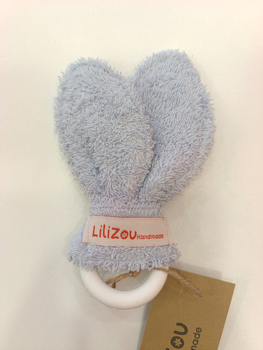 Χειροποίητο μασητικό οδοντοφυΐας , DUSTY LIGHT BLUE