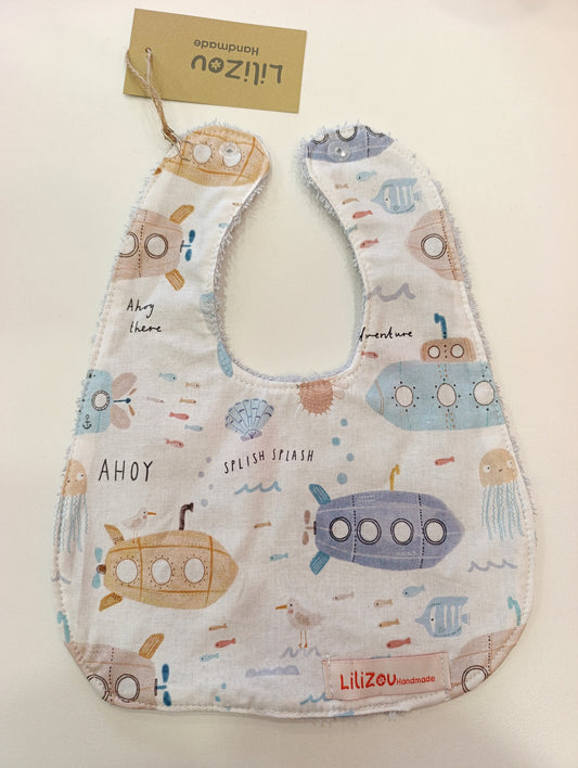 Χειροποίητη σαλιάρα AHOY