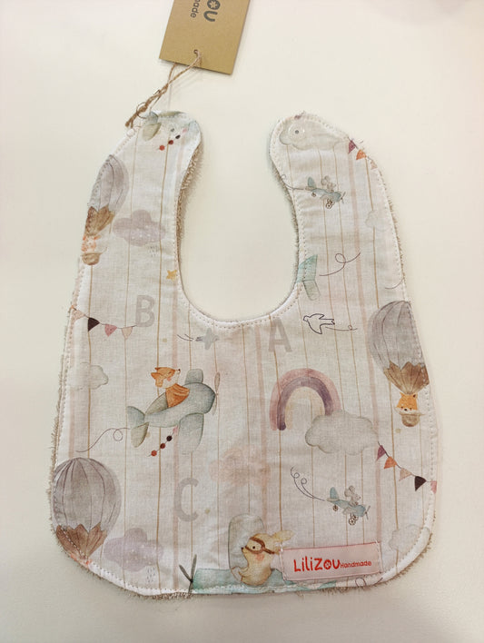 Χειροποίητη σαλιάρα ΙΠΤΑΜΕΝΑ ΖΩΑΚΙΑ