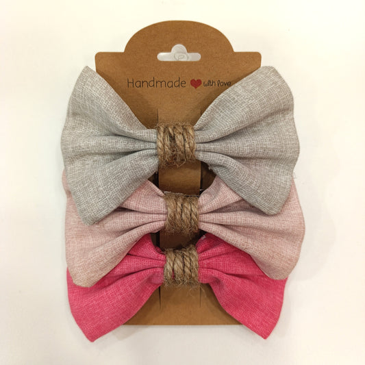 Σετ 3 Κοκαλάκια με Μεγάλο Φιογκάκι 116 Zero Waste