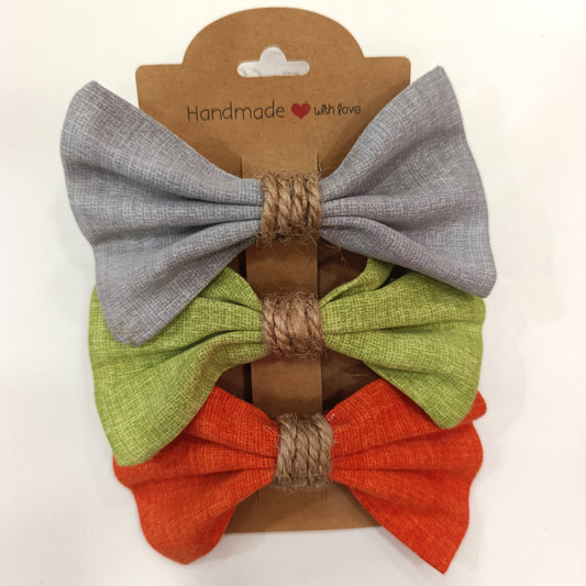 Σετ 3 Κοκαλάκια με Μεγάλο Φιογκάκι 128 Zero Waste