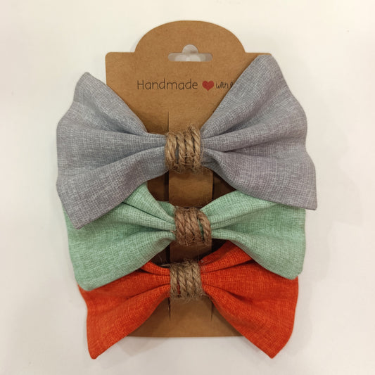 Σετ 3 Κοκαλάκια με Μεγάλο Φιογκάκι 127 Zero Waste