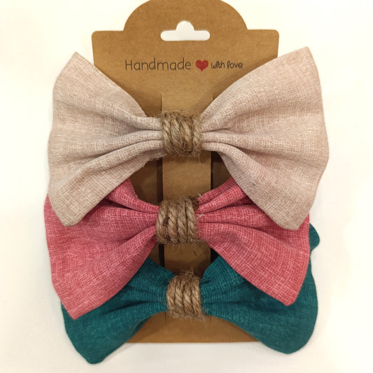 Σετ 3 Κοκαλάκια με Μεγάλο Φιογκάκι 102 Zero Waste