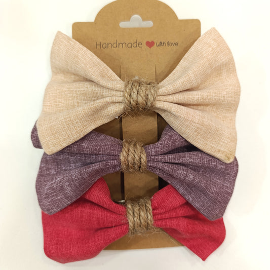 Σετ 3 Κοκαλάκια με Μεγάλο Φιογκάκι 119 Zero Waste