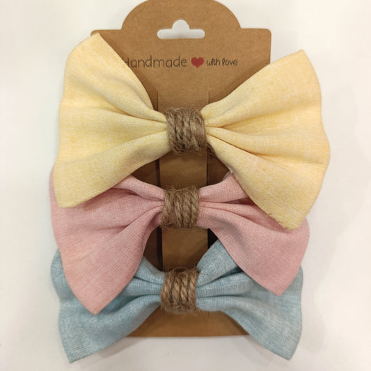 Σετ 3 Κοκαλάκια με Μεγάλο Φιογκάκι 124 Zero Waste