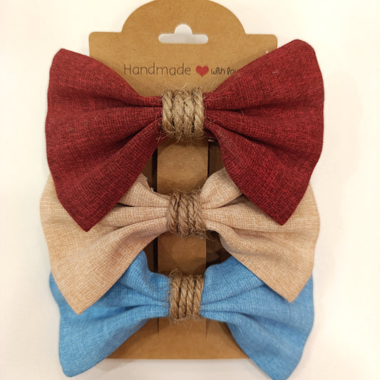 Σετ 3 Κοκαλάκια με Μεγάλο Φιογκάκι 109 Zero Waste