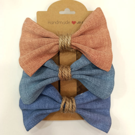 Σετ 3 Κοκαλάκια με Μεγάλο Φιογκάκι 131 Zero Waste