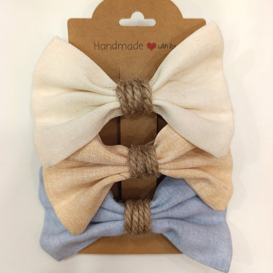 Σετ 3 Κοκαλάκια με Μεγάλο Φιογκάκι 112 Zero Waste