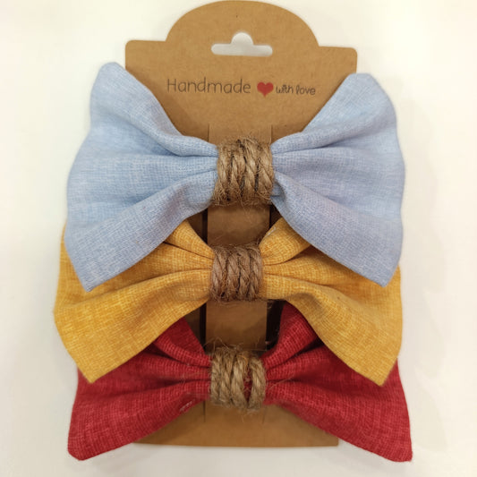 Σετ 3 Κοκαλάκια με Μεγάλο Φιογκάκι 113 Zero Waste