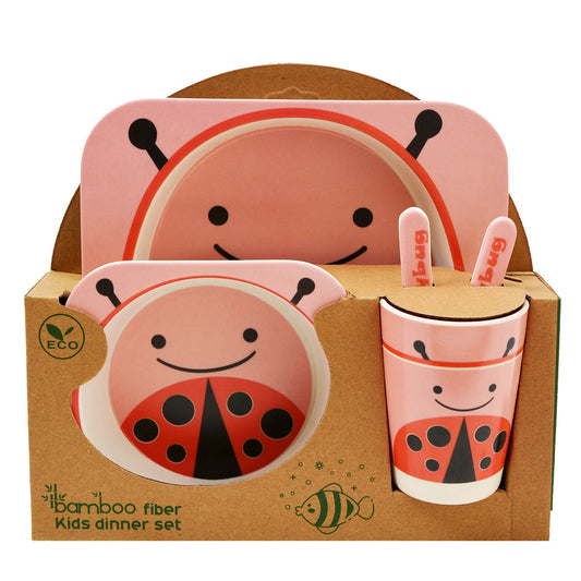 Παιδικό Σετ Φαγητού Bamboo Ladybug