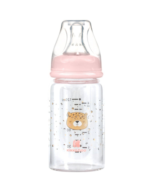 Μπιμπερό Γυάλινο 120ml Savanna Kikka boo Pink