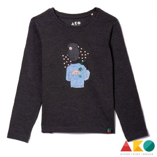 Μπλούζα μακρυμάνικη Girl AKO