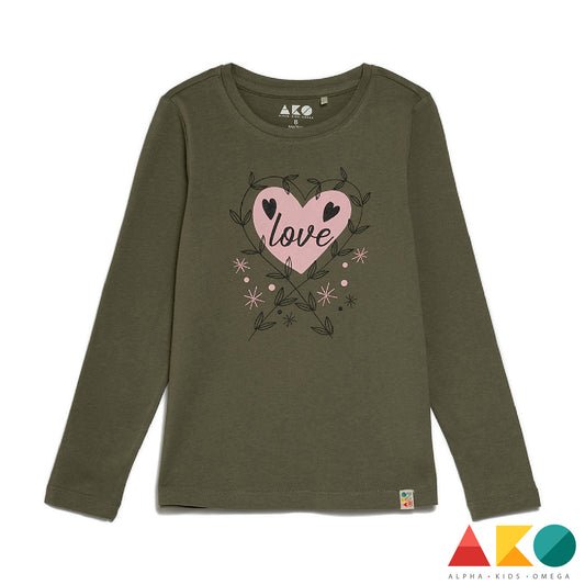 Μπλούζα μακρυμάνικη Love AKO