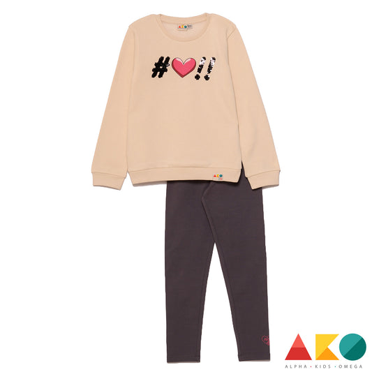 Σετ φόρμας #LOVE!! AKO