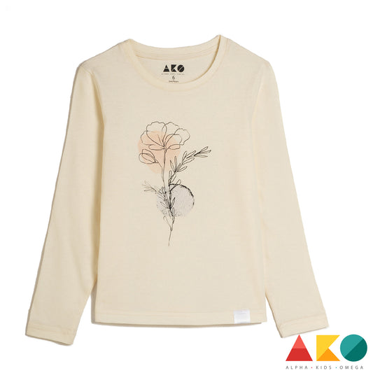 Μπλούζα μακρυμάνικη Flower Art AKO