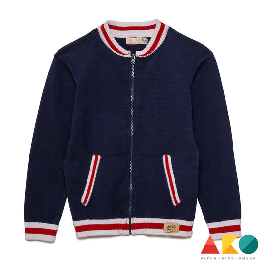 Ζακέτα Πλεκτή Μπλε AKO