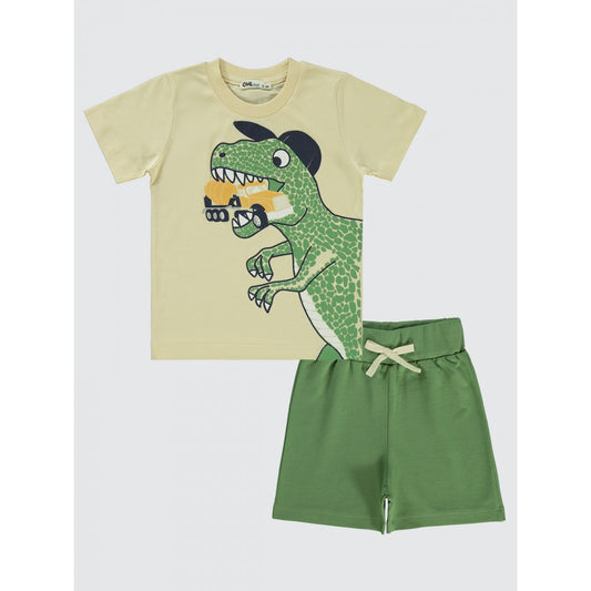 Σετ μπλούζα/βερμούδα Δεινοσαυράκι