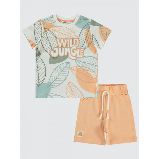 Σετ μπλούζα/βερμούδα Wild Jungle