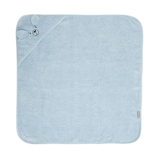 Πετσέτα με Κουκούλα και Κεντημένο Σχέδιο One size Lorelli Soft Blue