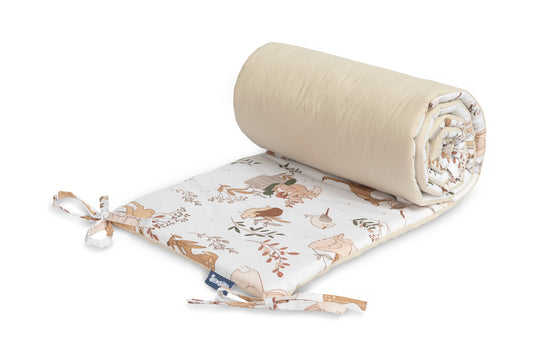Πάντα 30x180cm Cotton Sensillo Wolf and Friends Beige
