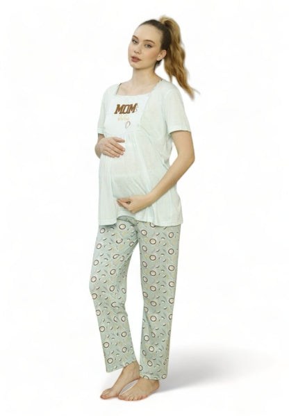 Πιτζάμα εγκυμοσύνης με ρόμπα Pijamood Mom's Baby