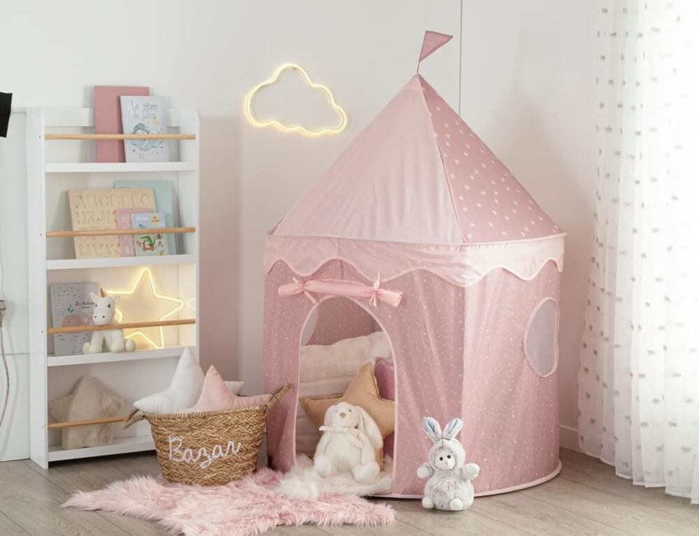 Παιδική Σκηνή Pop Up Atmosphera με διαστάσεις 100x100x135cm - Pink