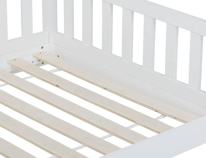 Παιδικό Κρεβάτι Bosco Atmosphera, Τύπου Montessori με διαστάσεις 195x98x145.5cm Λευκό