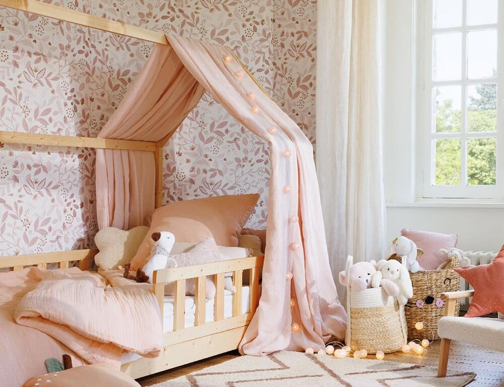 Παιδικό Κρεβάτι Bosco Atmosphera, Τύπου Montessori με διαστάσεις 195x98x145.5cm Απόχρωση ξύλου