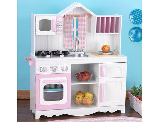 Ξύλινη Κουζίνα Modern Country KidKraft με διαστάσεις 80x30x91cm
