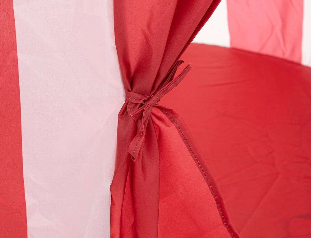 Παιδική Σκηνή Pop Up Circus Atmosphera με διαστάσεις 100x100x135cm - Red/White